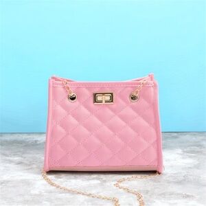 small pink women's bag